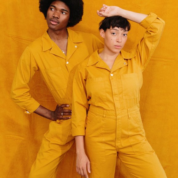 Big Bud Press Pants - Big Bud Press Everyday Jumpsuit In Mustard 3X
